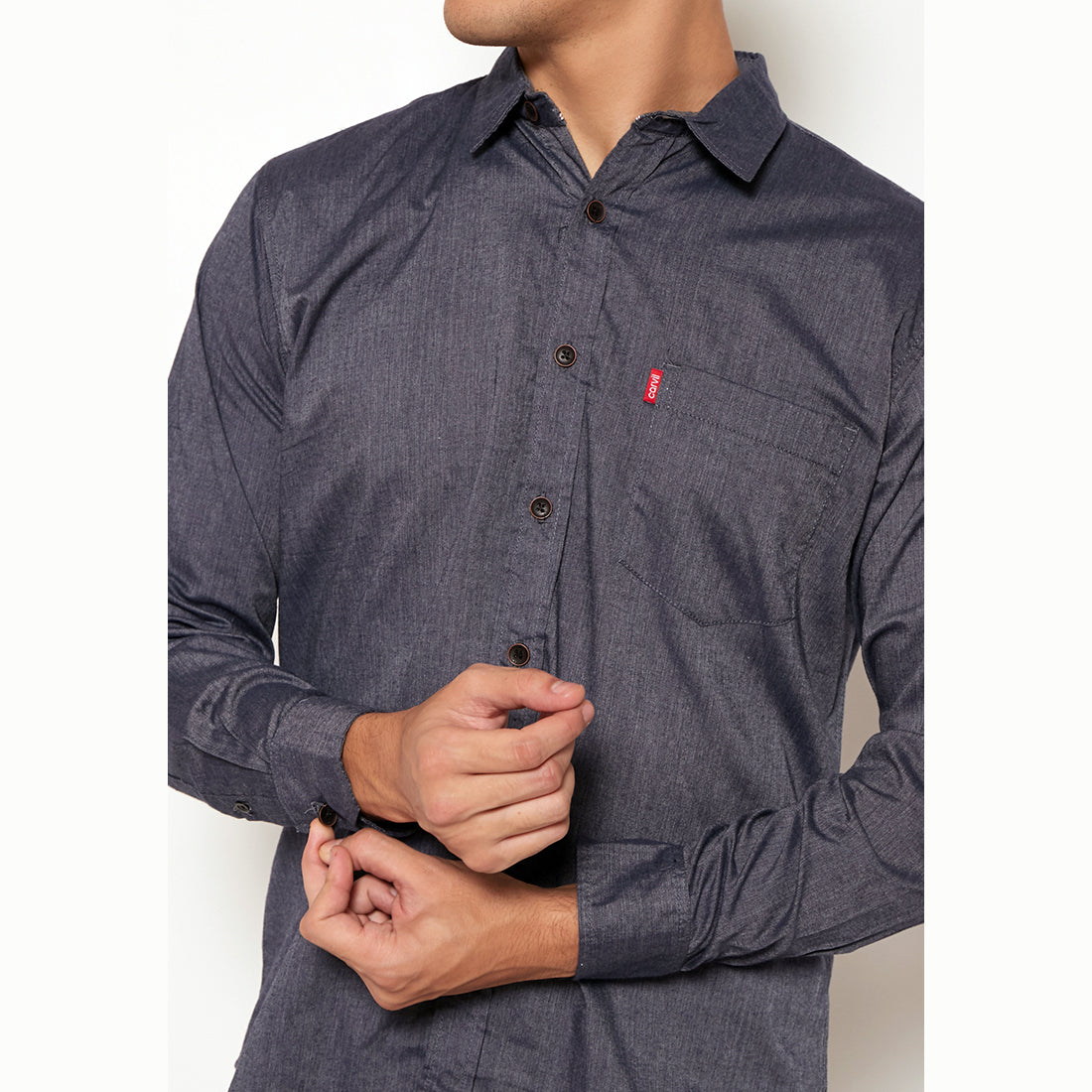 Carvil Kemeja Pria BRONSON-NVI NAVY