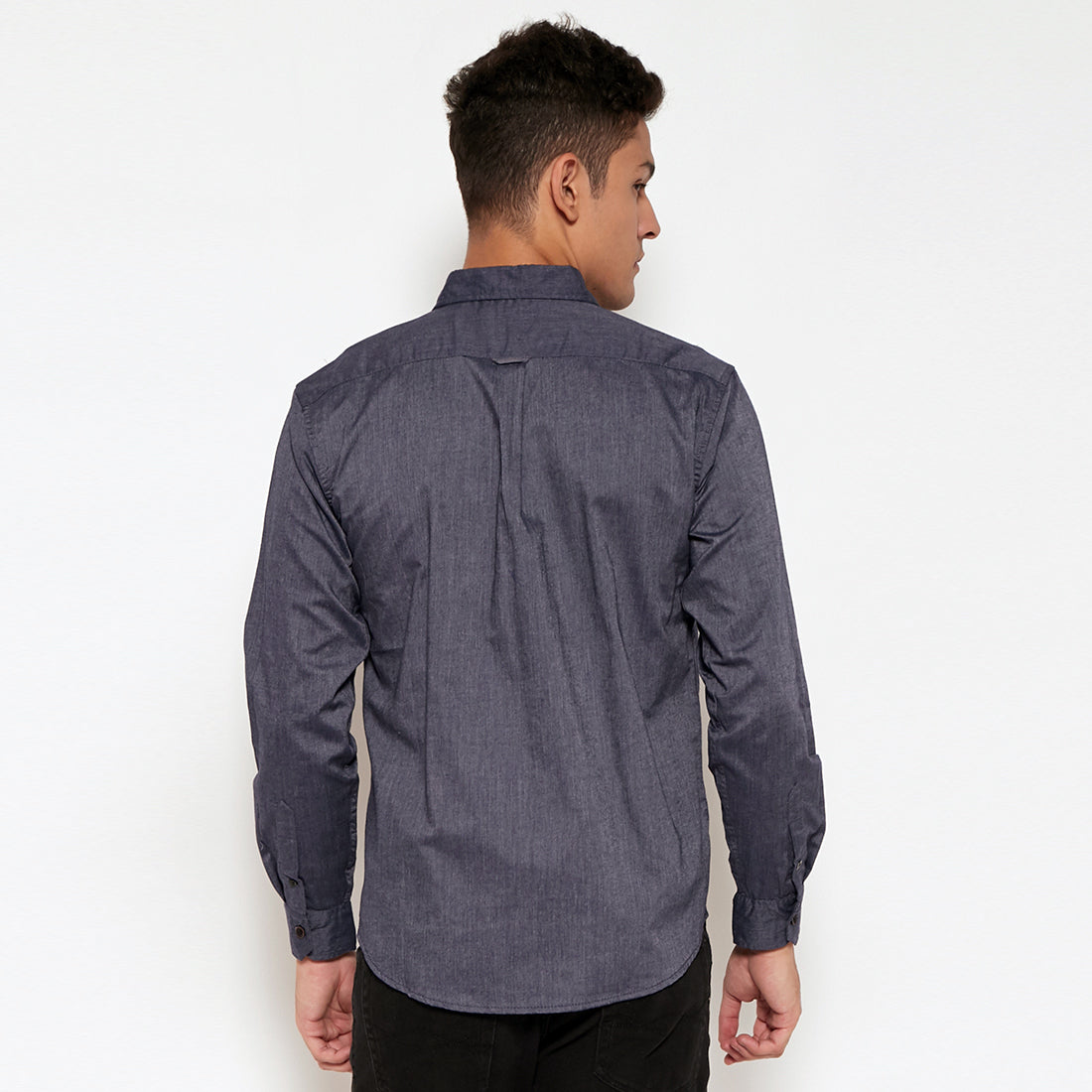 Carvil Kemeja Pria BRONSON-NVI NAVY