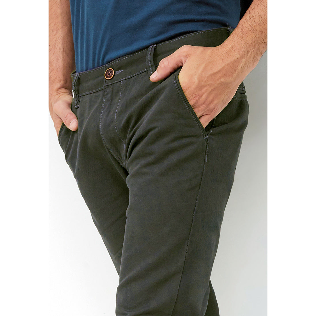 Carvil Chinos Pria DAMEO-GRY GREY