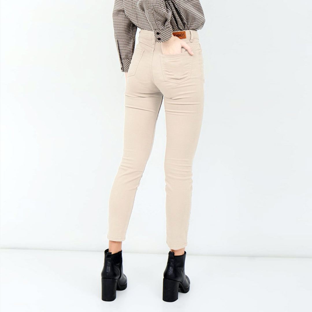 Carvil Chinos Wanita DYGTA-CRM CREAM