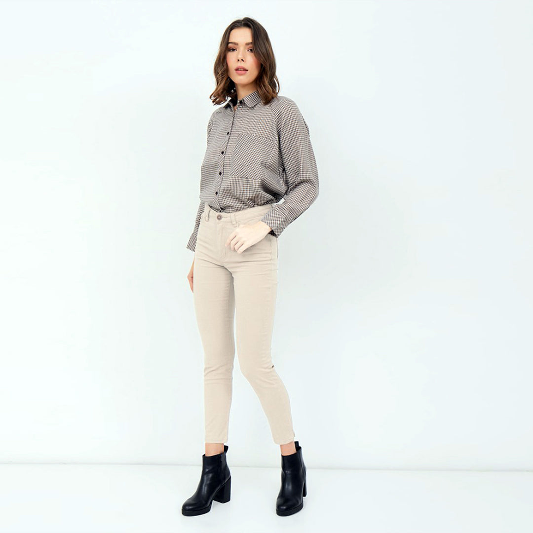 Carvil Chinos Wanita DYGTA-CRM CREAM