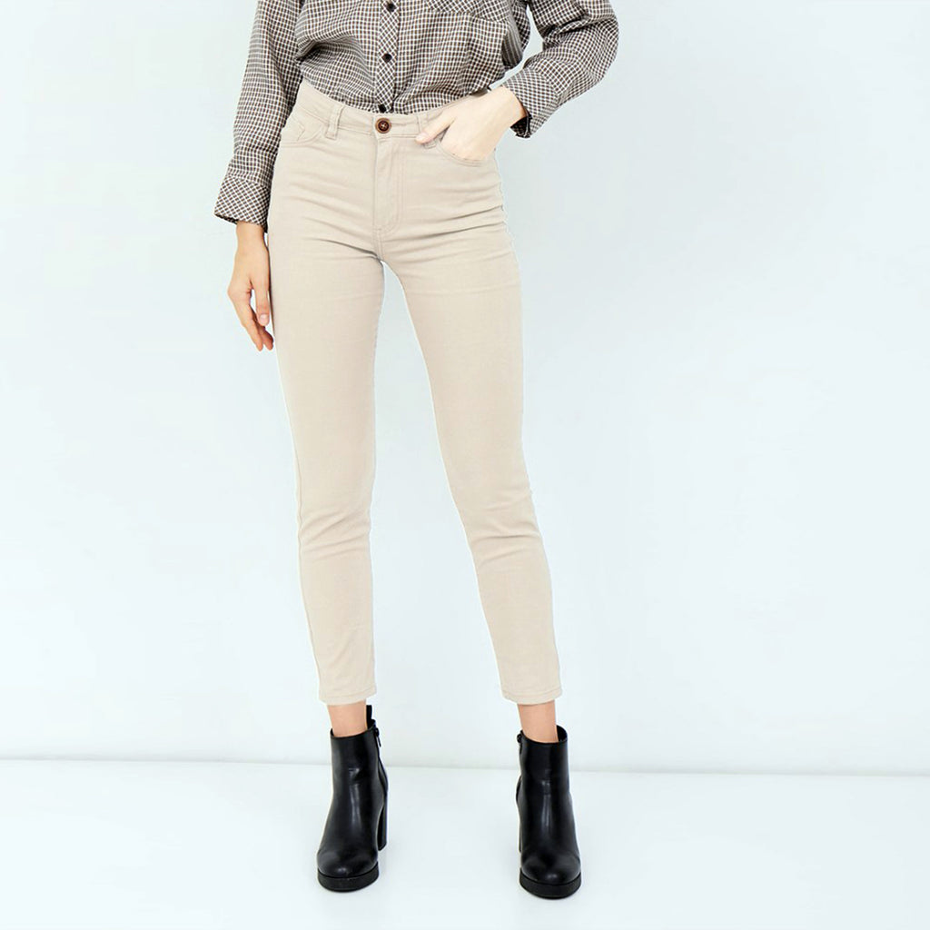 Carvil Chinos Wanita DYGTA-CRM CREAM