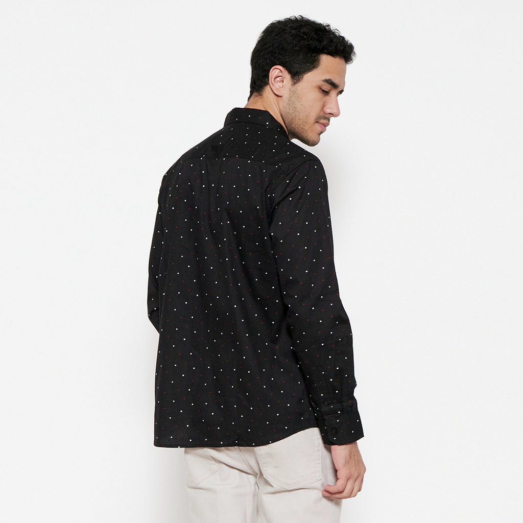 Carvil Kemeja Pria GARREN-BLK BLACK