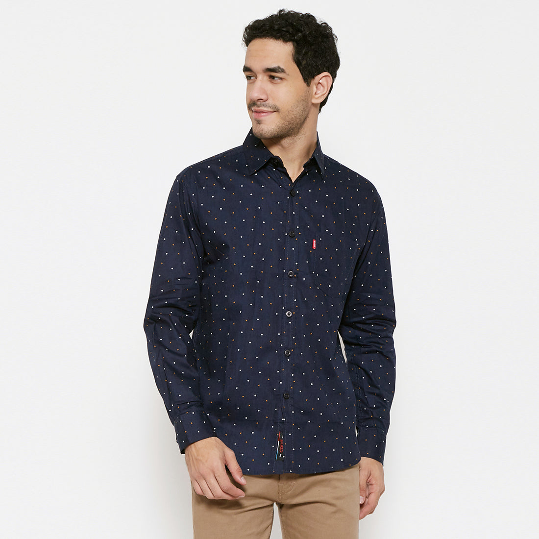 Carvil Kemeja Pria GARREN-NVI NAVY