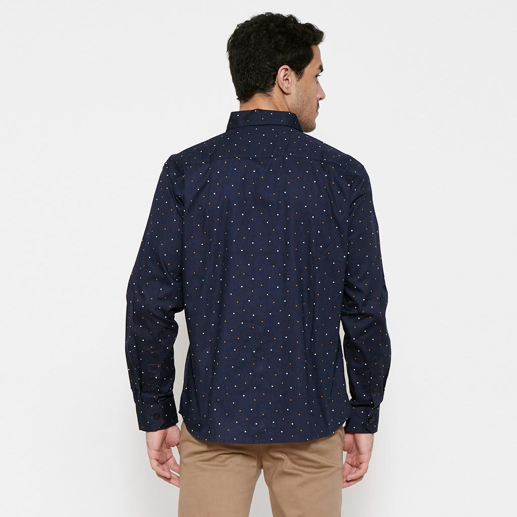 Carvil Kemeja Pria GARREN-NVI NAVY