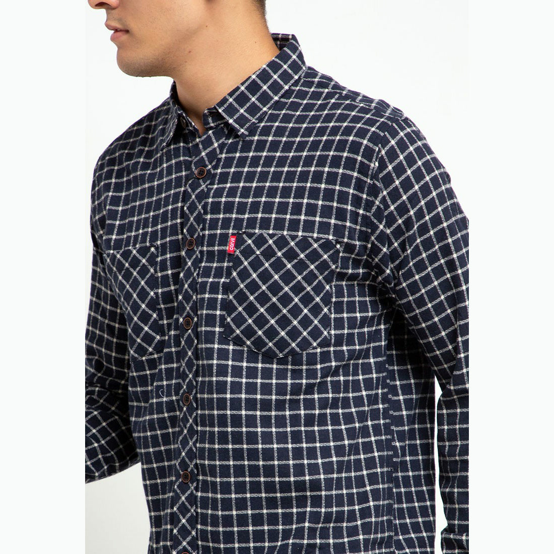 Carvil Kemeja Pria GIANO-NVI NAVY