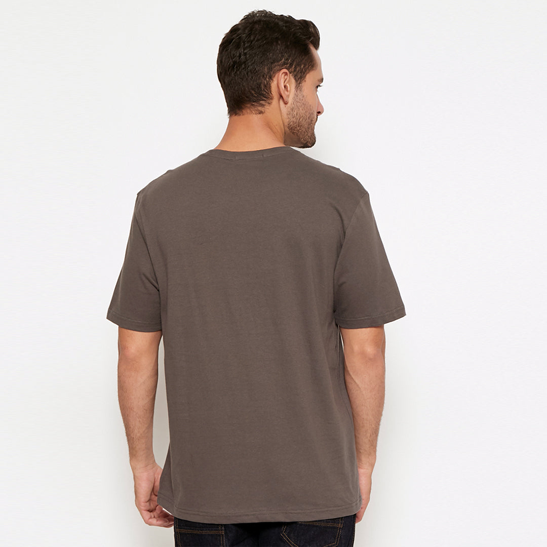 Carvil Tshirt Pria GRAPHTEE-11A BROWN