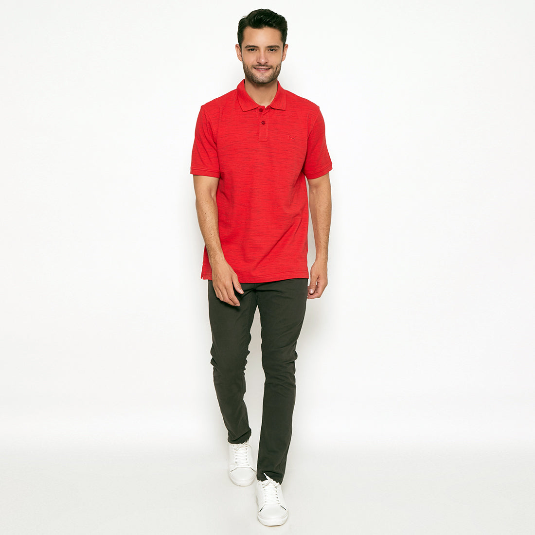 Carvil Polo Pria LAMBO-RED RED