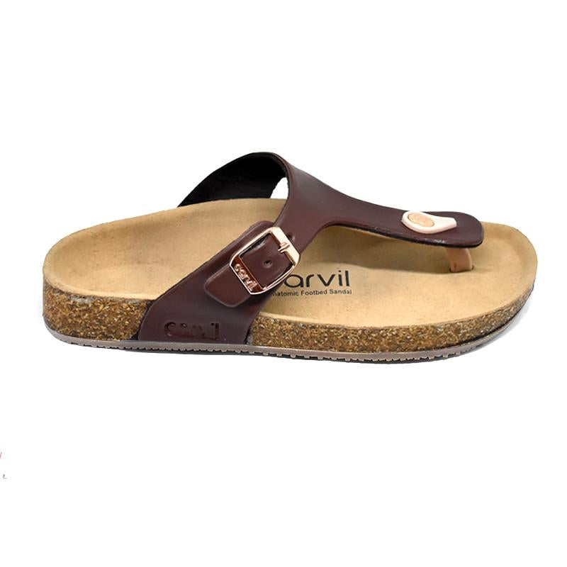 Carvil Sandal Wanita MIKHA-01 L BROWN