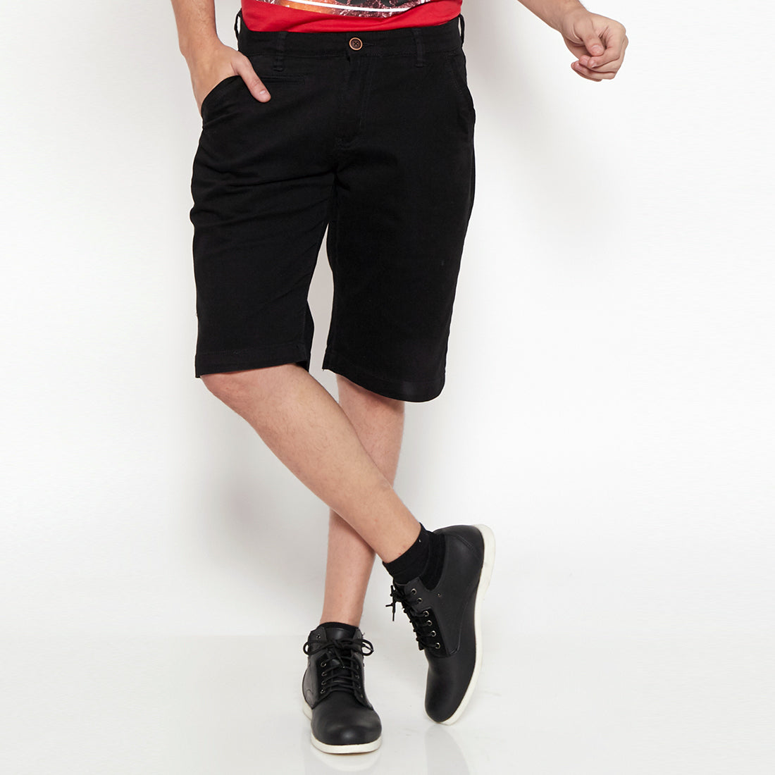 Carvil Celana Bermuda Pria NUNO-BLK