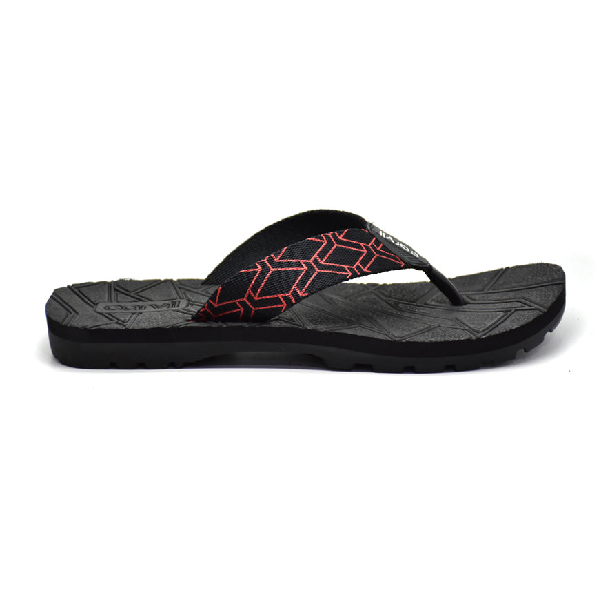 Carvil Sandal Spons Pria PIAGIO-M BLACK/RED