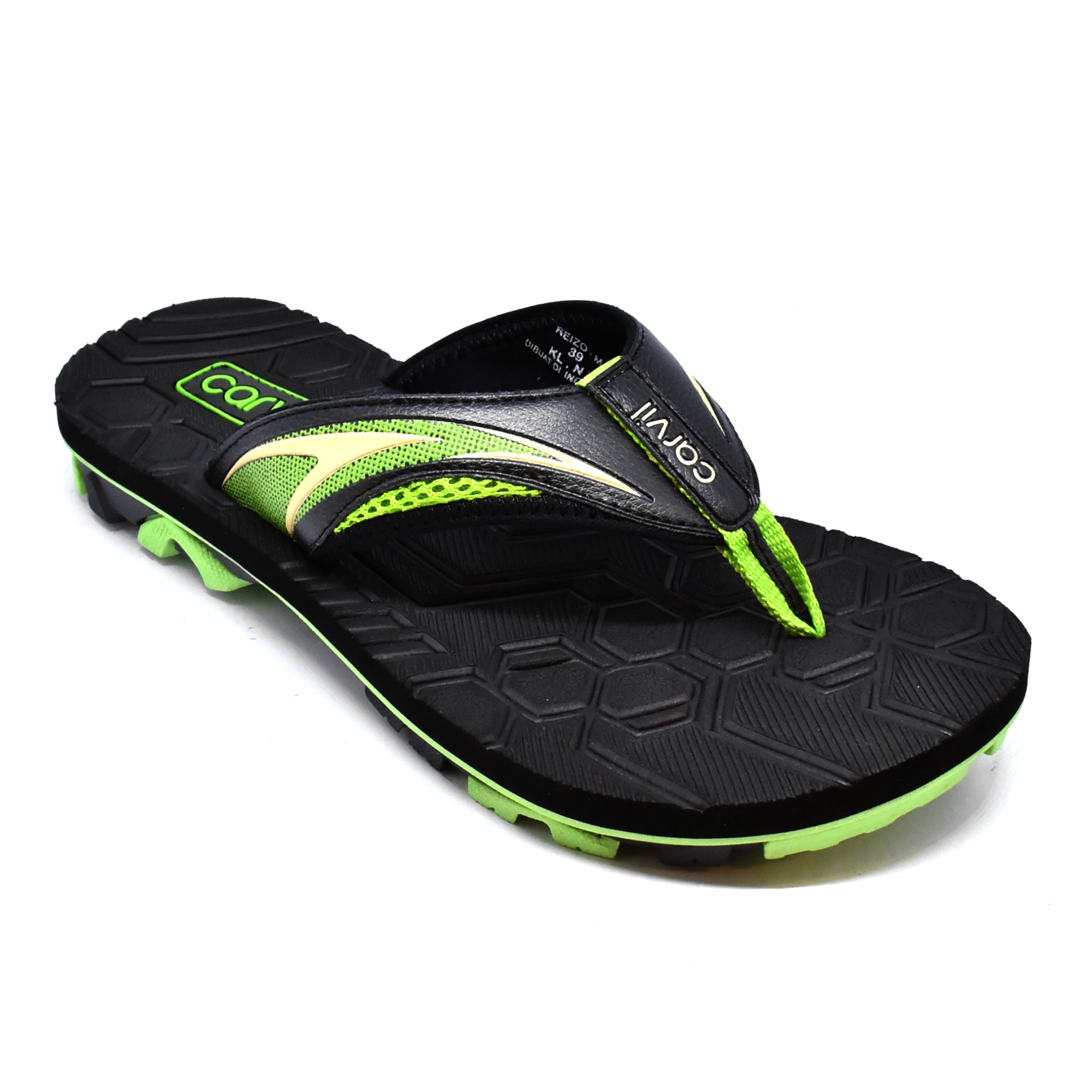 Carvil Spons Pria REIZO-M BLACK/NGREEN