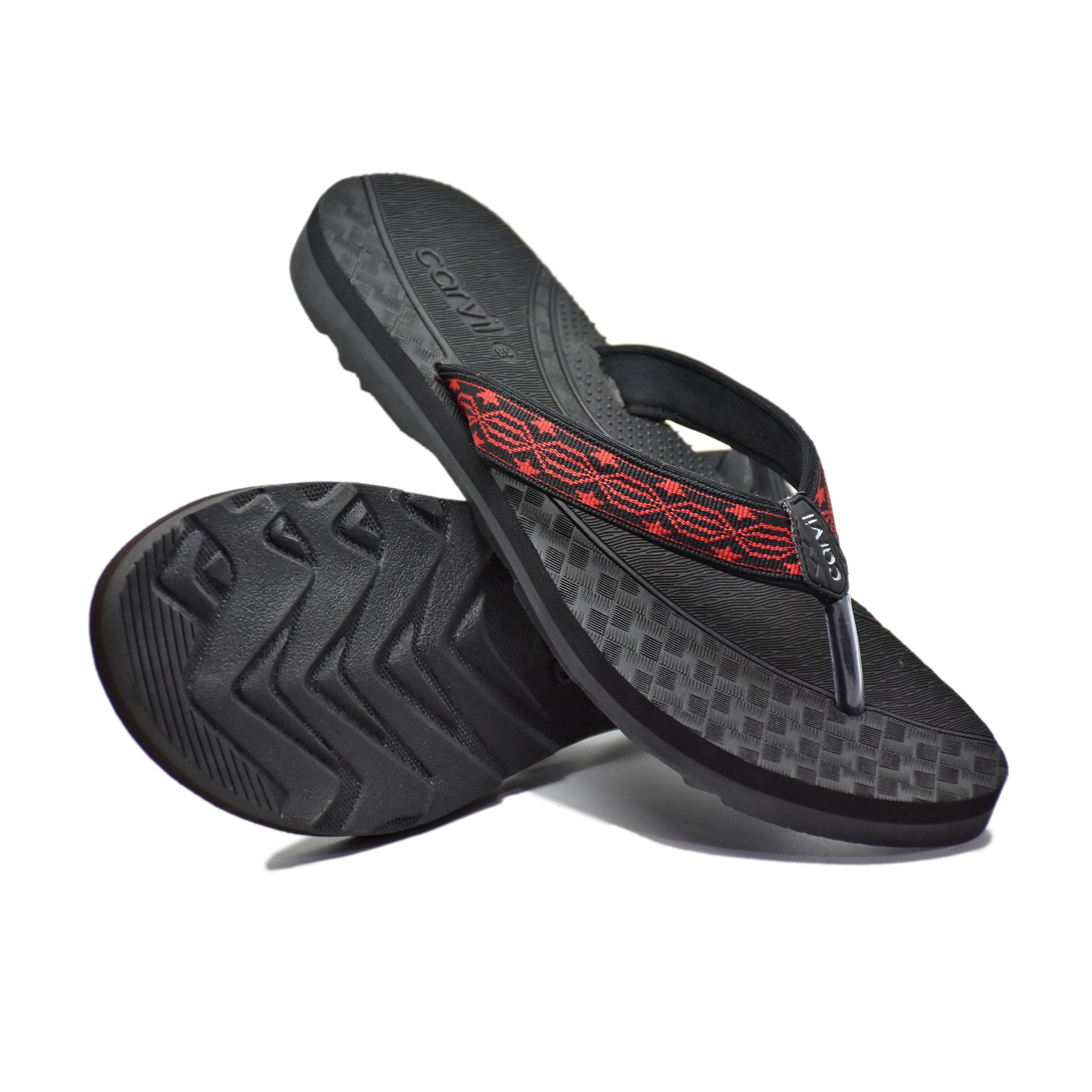 Carvil Sandal Wanita RIANTY L BLACK/RED