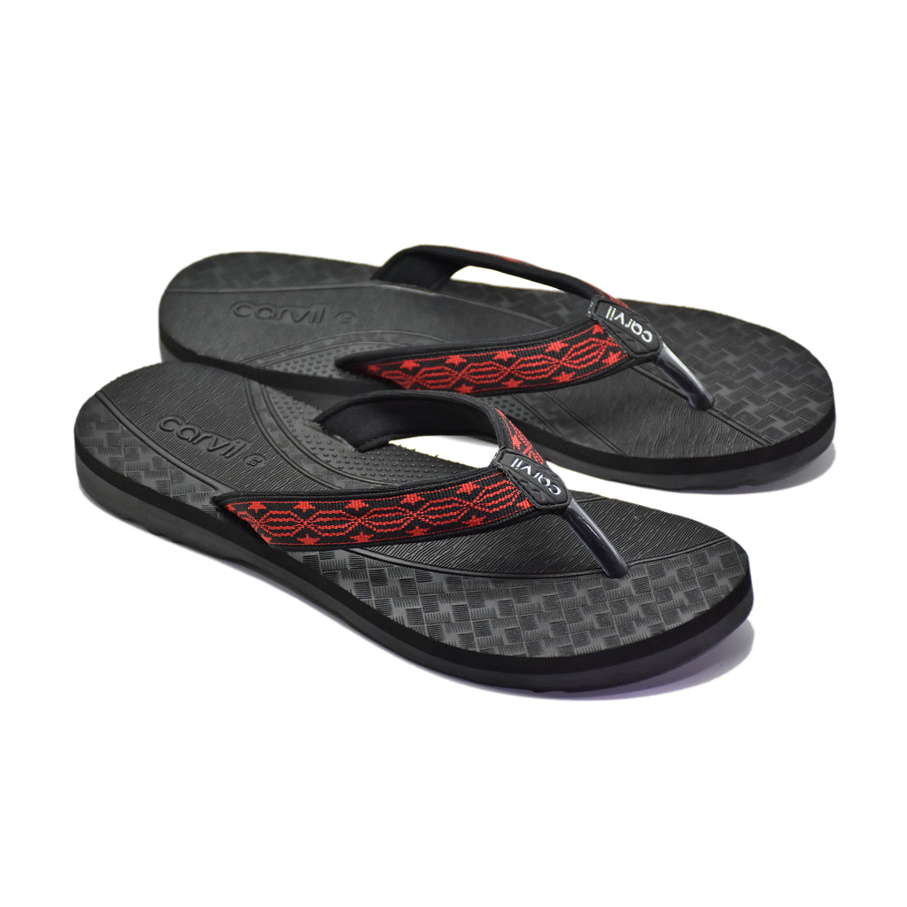 Carvil Sandal Wanita RIANTY L BLACK/RED