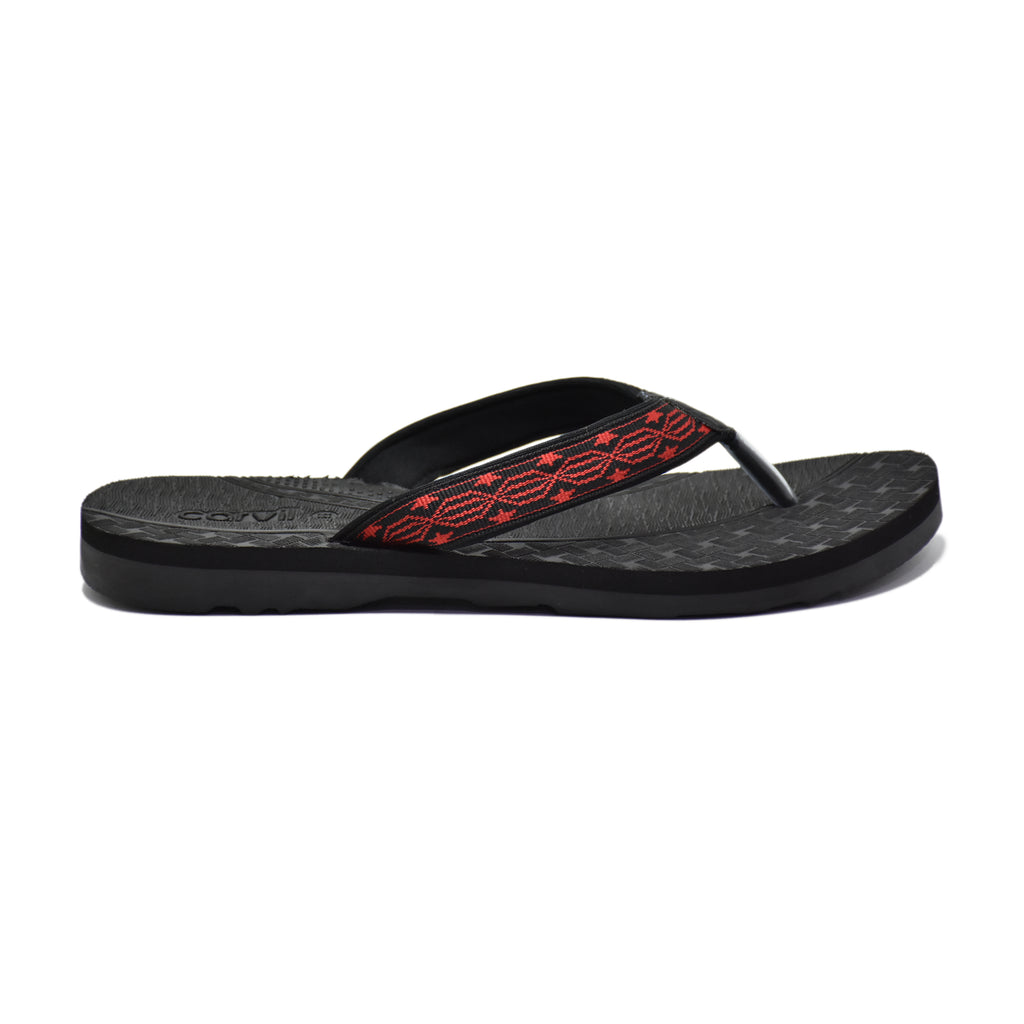 Carvil Sandal Wanita RIANTY L BLACK/RED