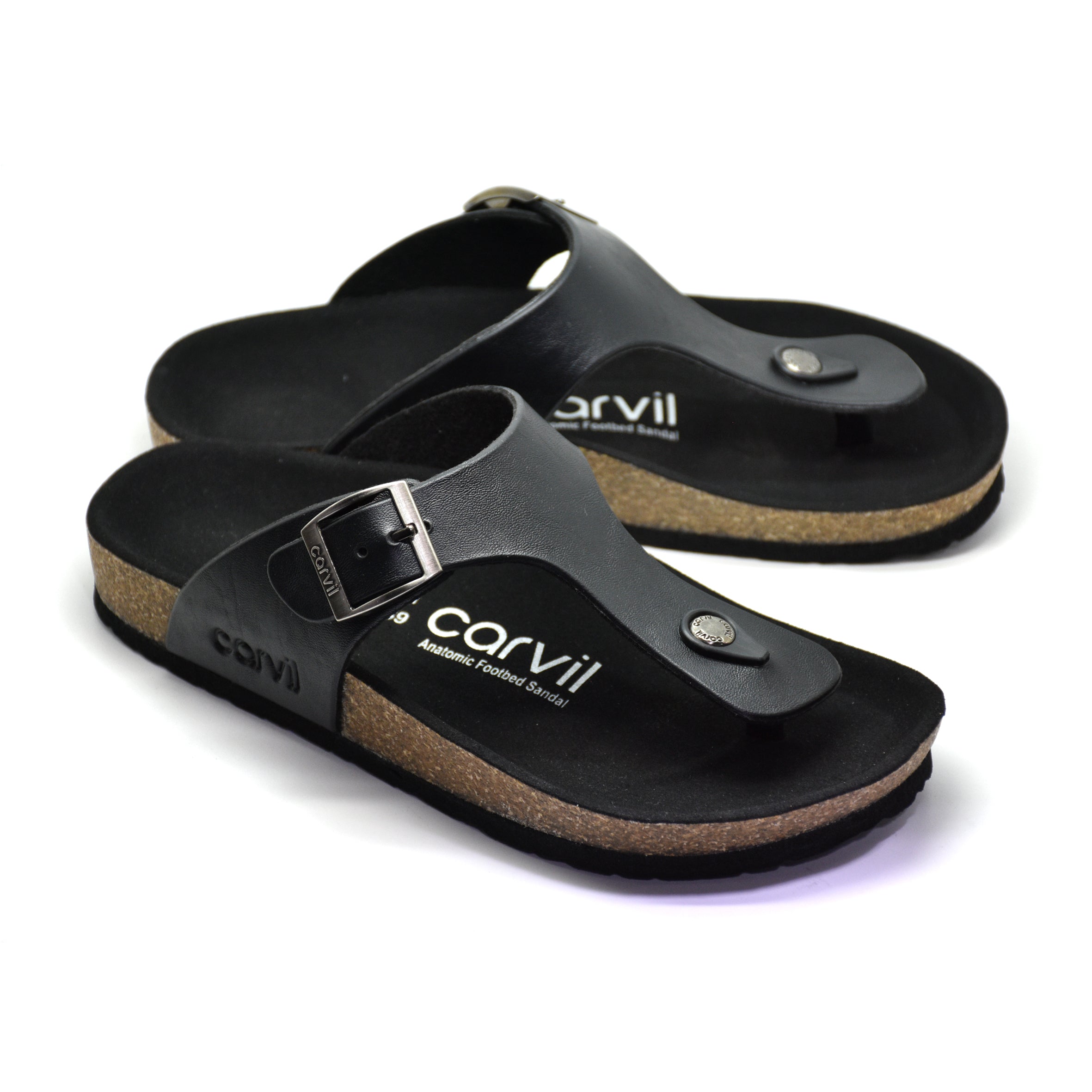 Carvil Sandal Pria ROMEO-01 M BLACK/BLACK