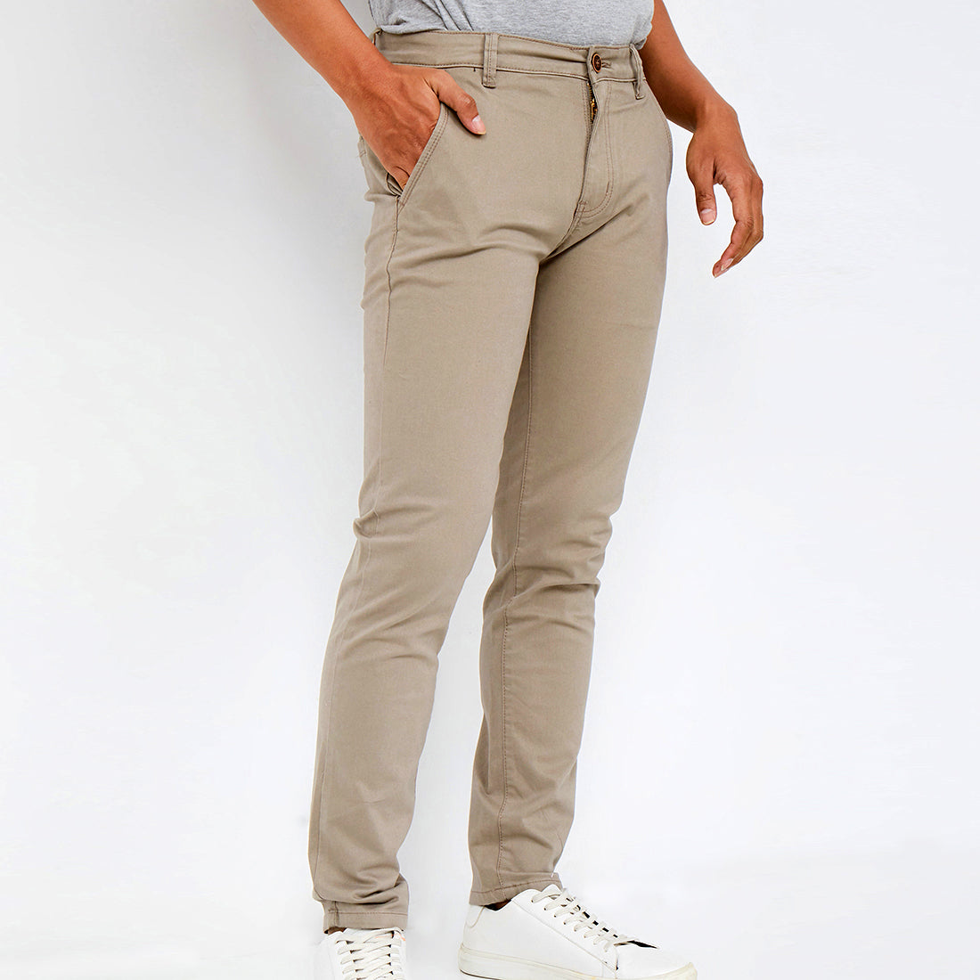 Carvil Chinos Pria SATENZO-BG BEIGE