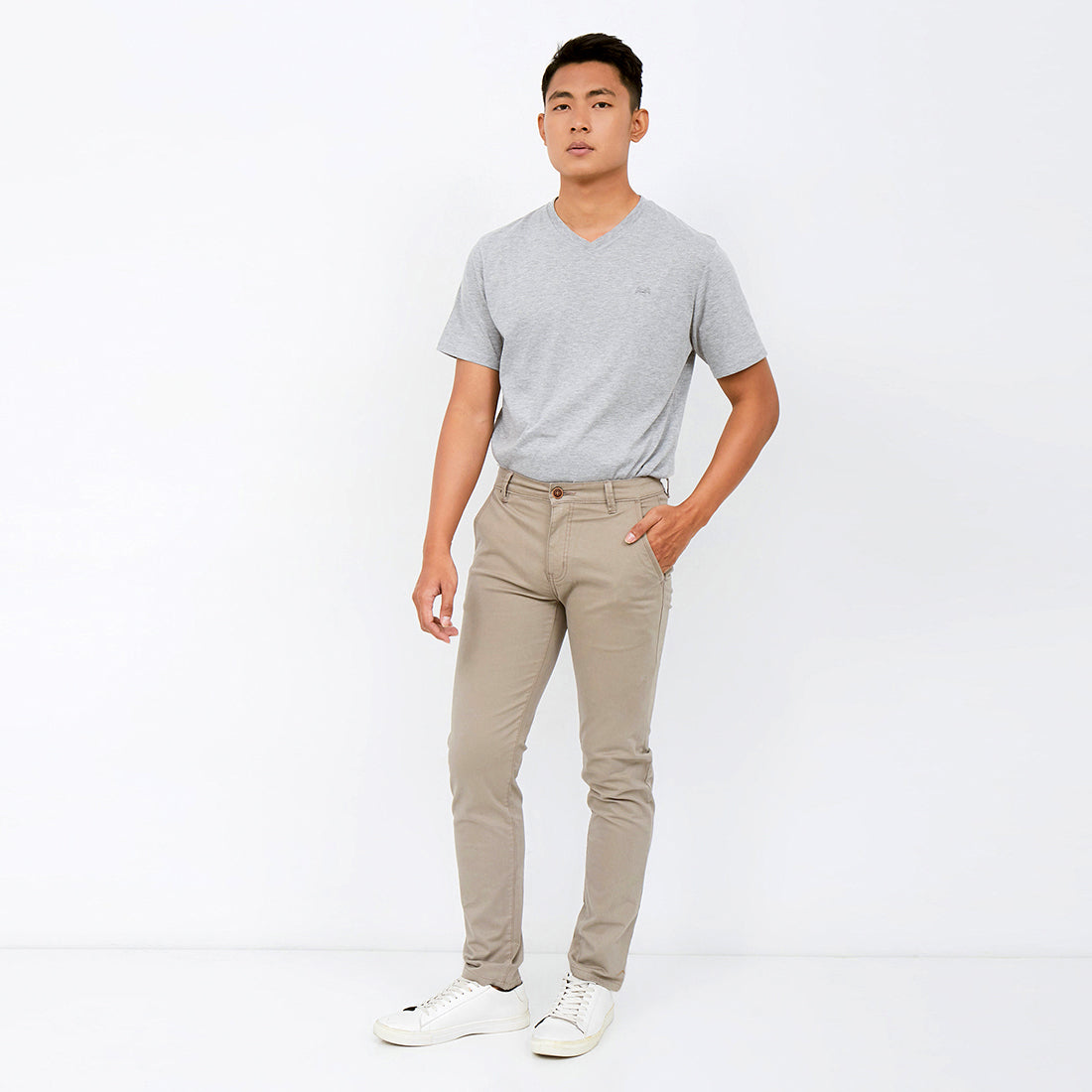 Carvil Chinos Pria SATENZO-BG BEIGE