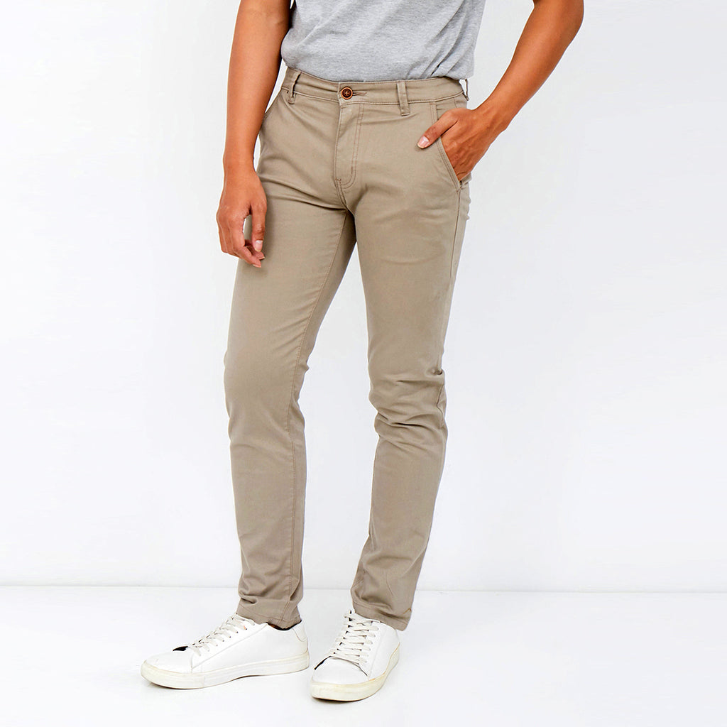 Carvil Chinos Pria SATENZO-BG BEIGE