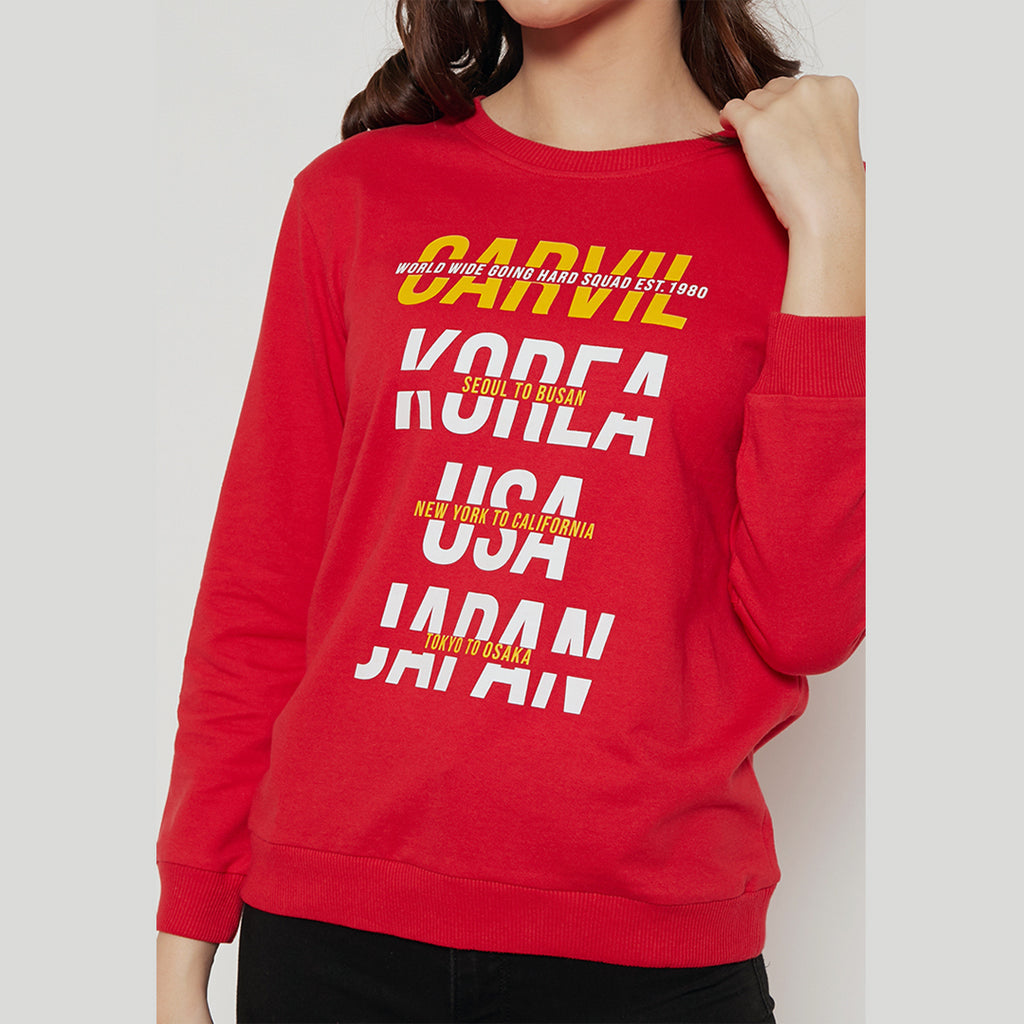 Carvil Sweater Wanita SWAN-06 RED