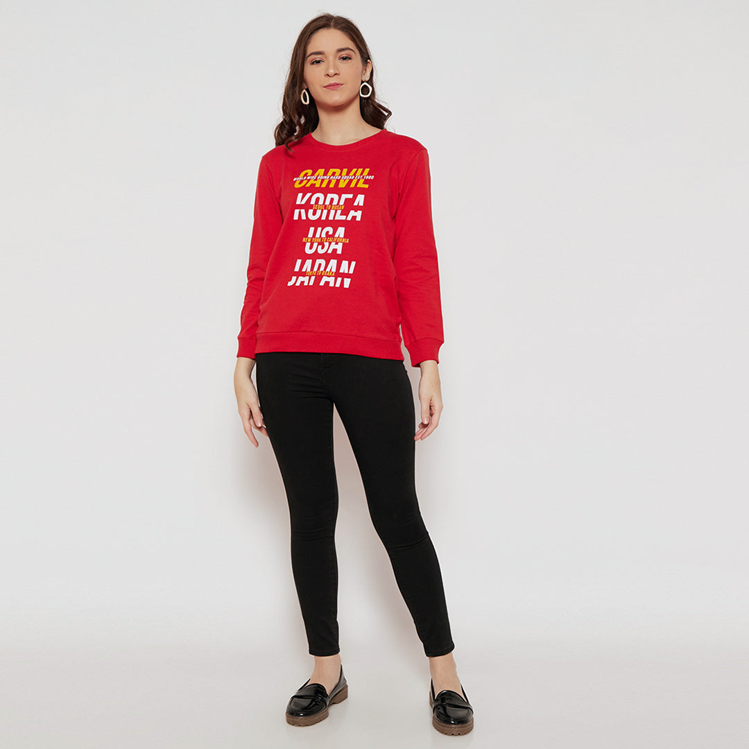 Carvil Sweater Wanita SWAN-06 RED
