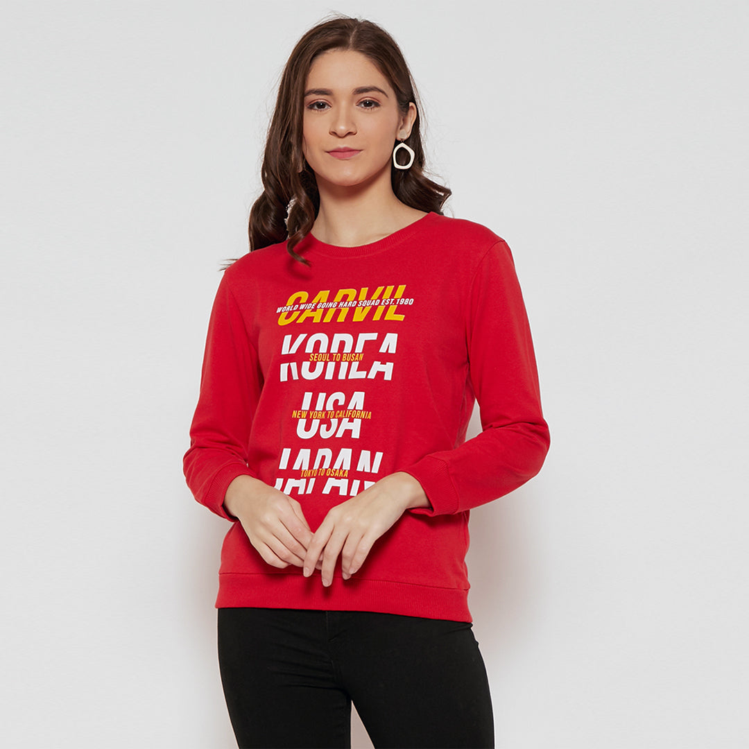 Carvil Sweater Wanita SWAN-06 RED