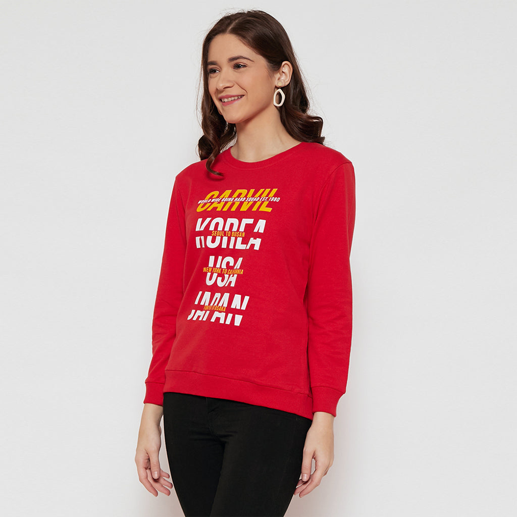 Carvil Sweater Wanita SWAN-06 RED