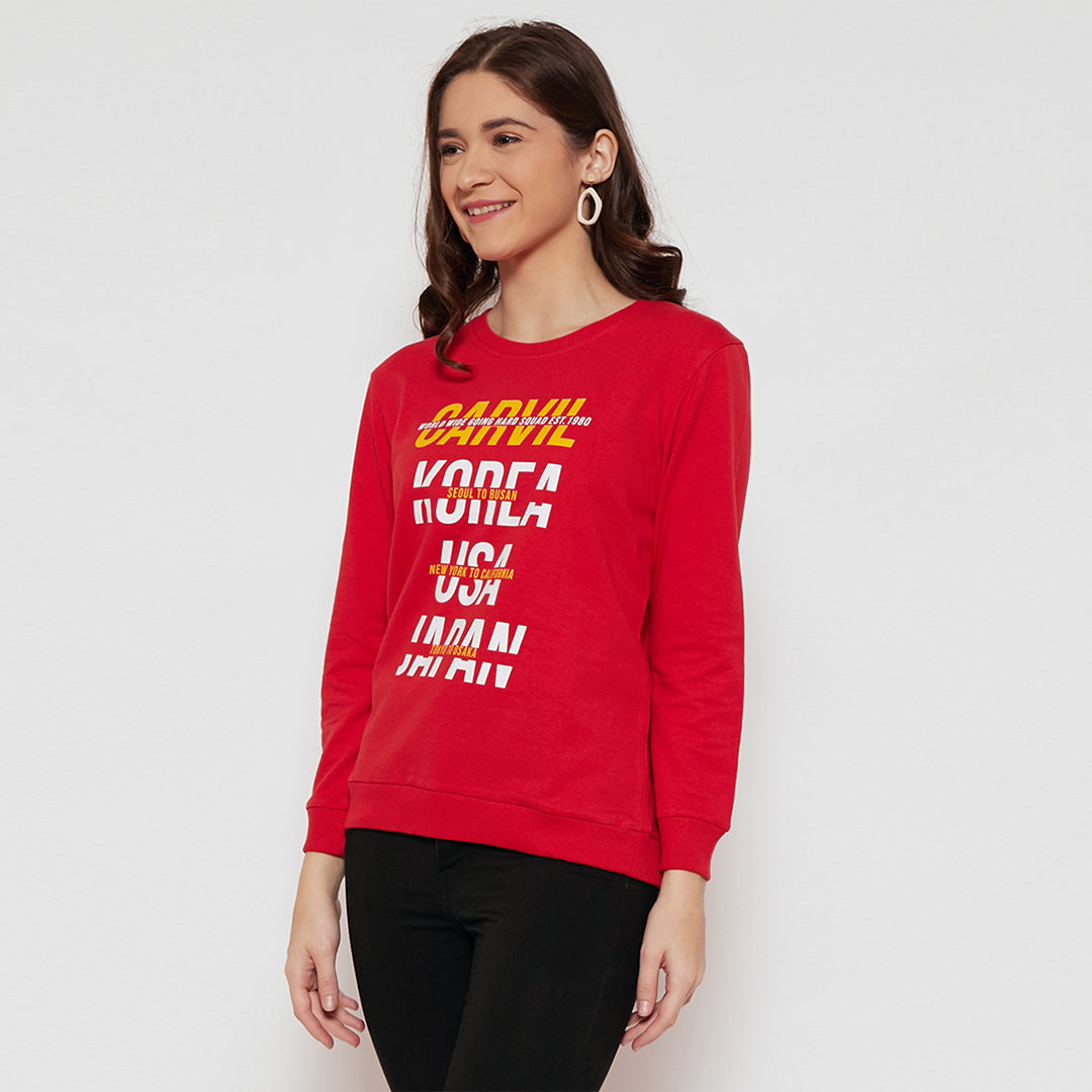 Carvil Sweater Wanita SWAN-06 RED