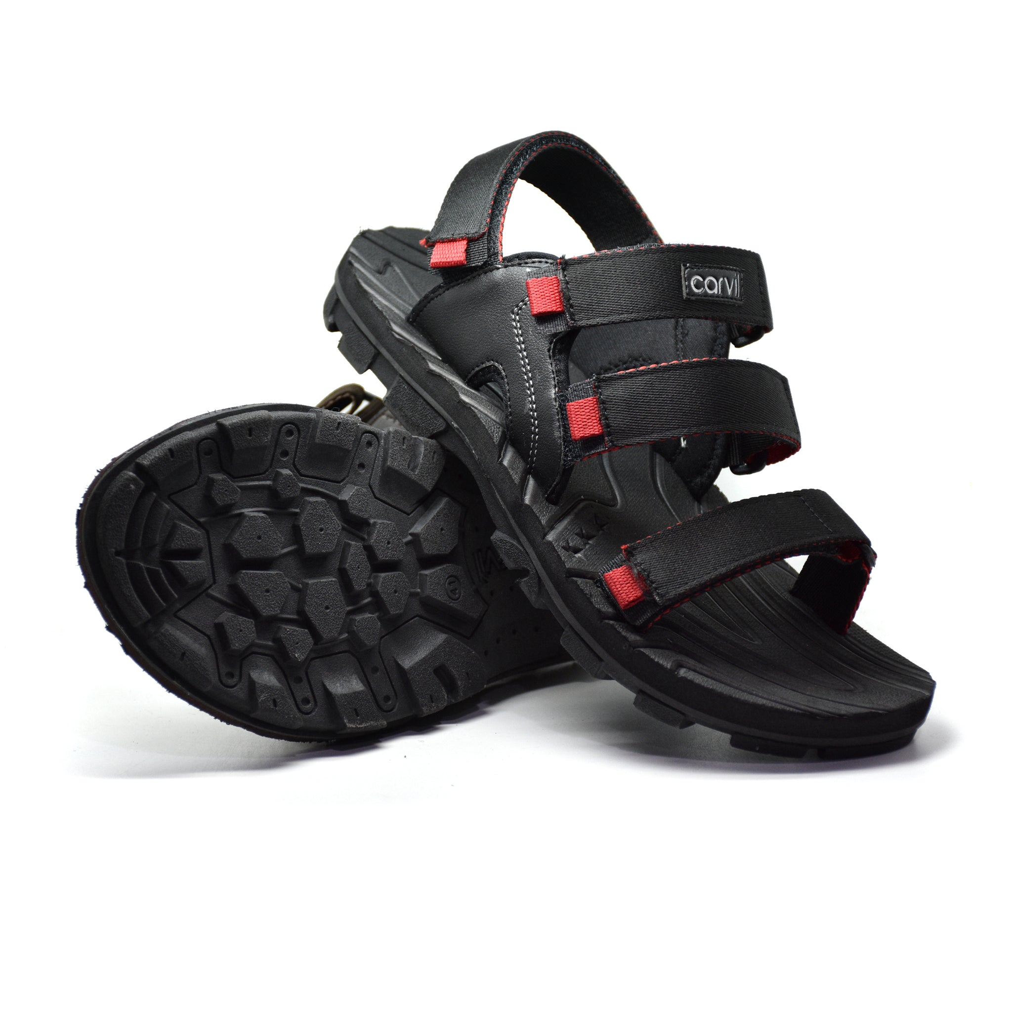 Carvil Sandal Pria SAPPORO-GM BLACK/RED
