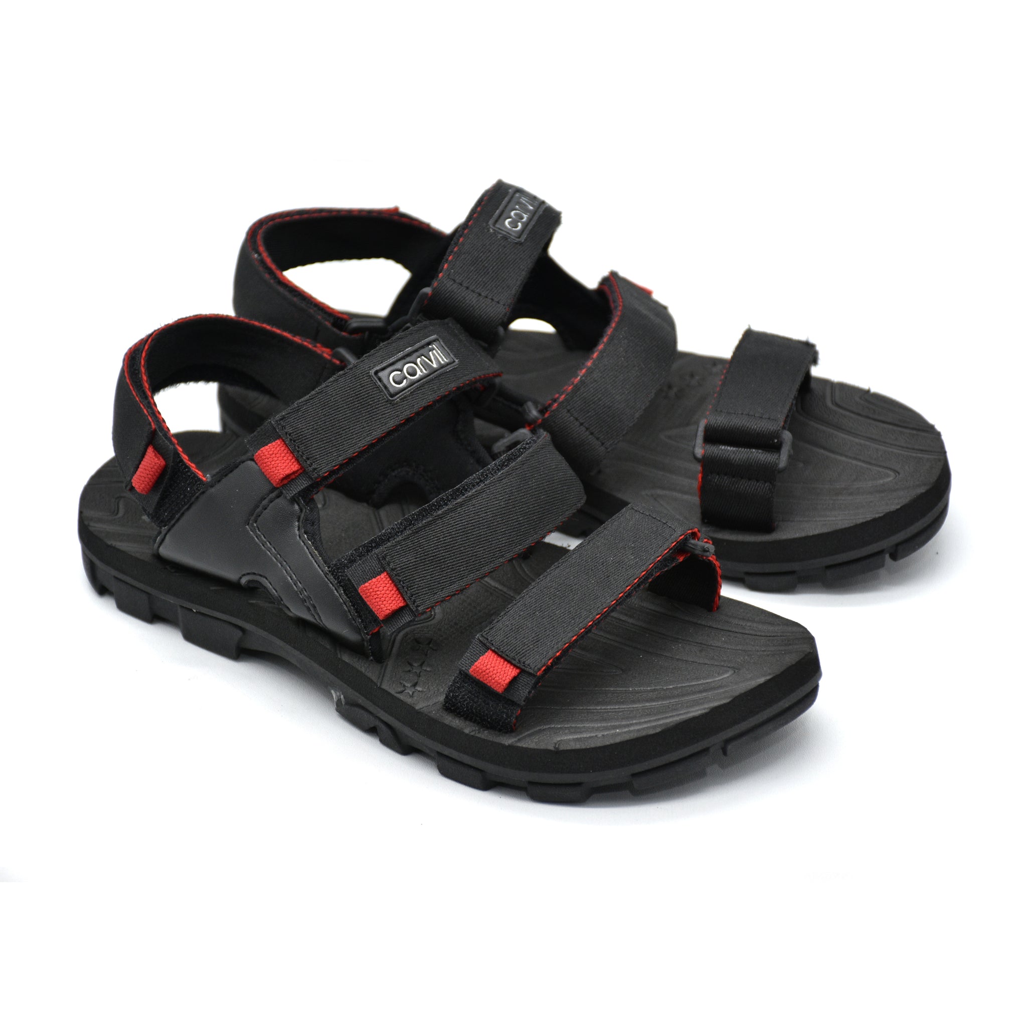 Carvil Sandal Pria SAPPORO-GM BLACK/RED