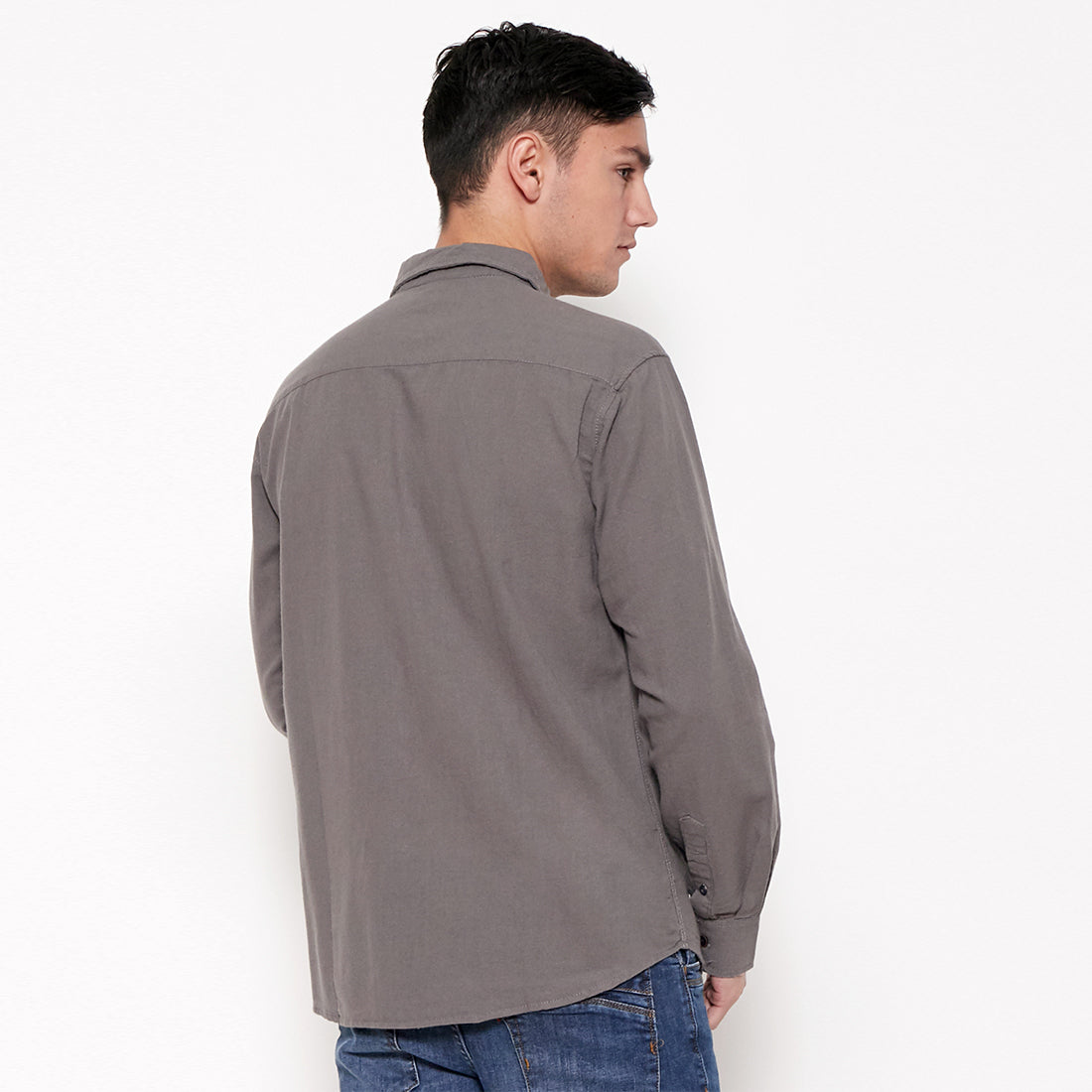 Carvil Kemeja Pria UZI-GRY GREY