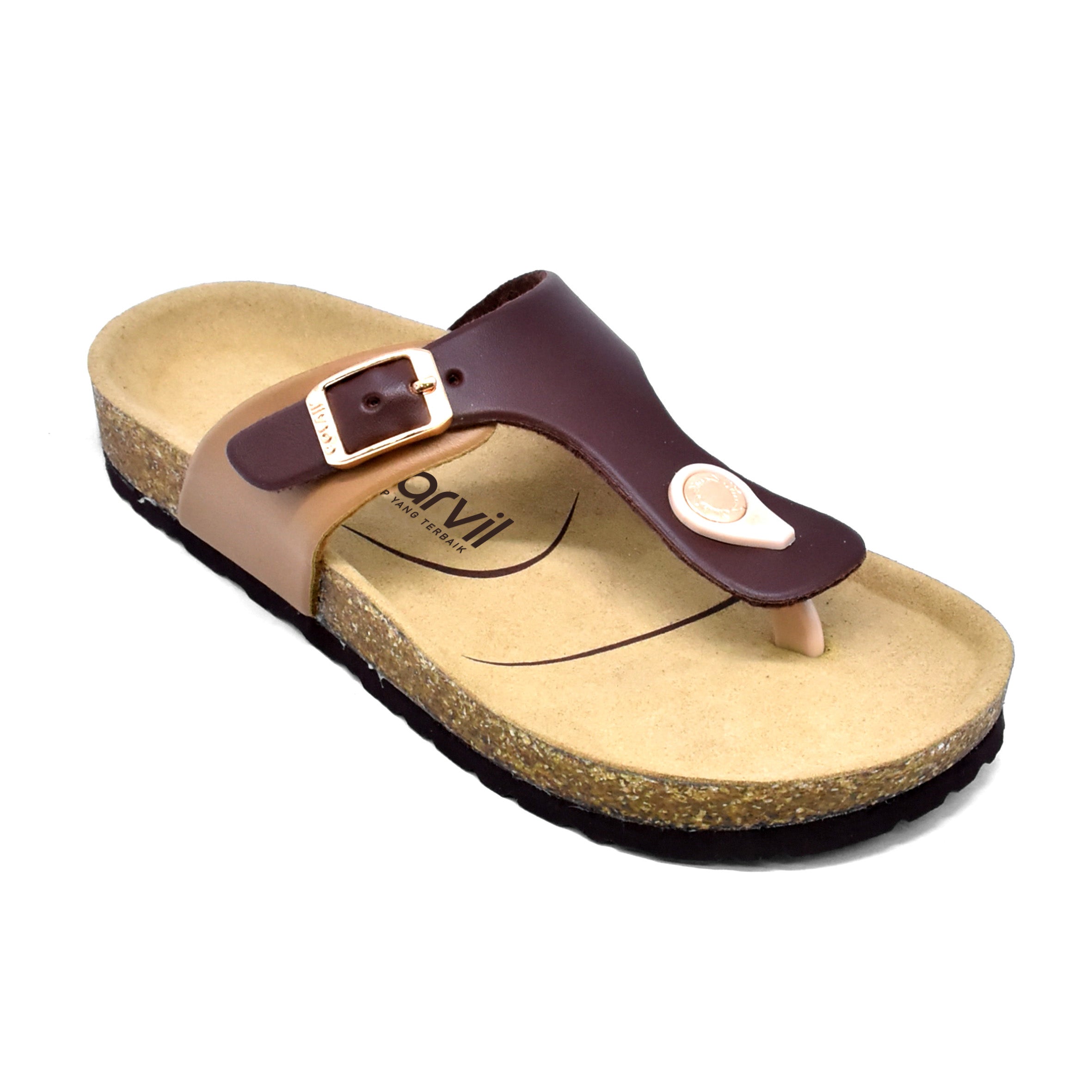 Carvil Sandal Anak VENICE-01TW BROWN/STONE