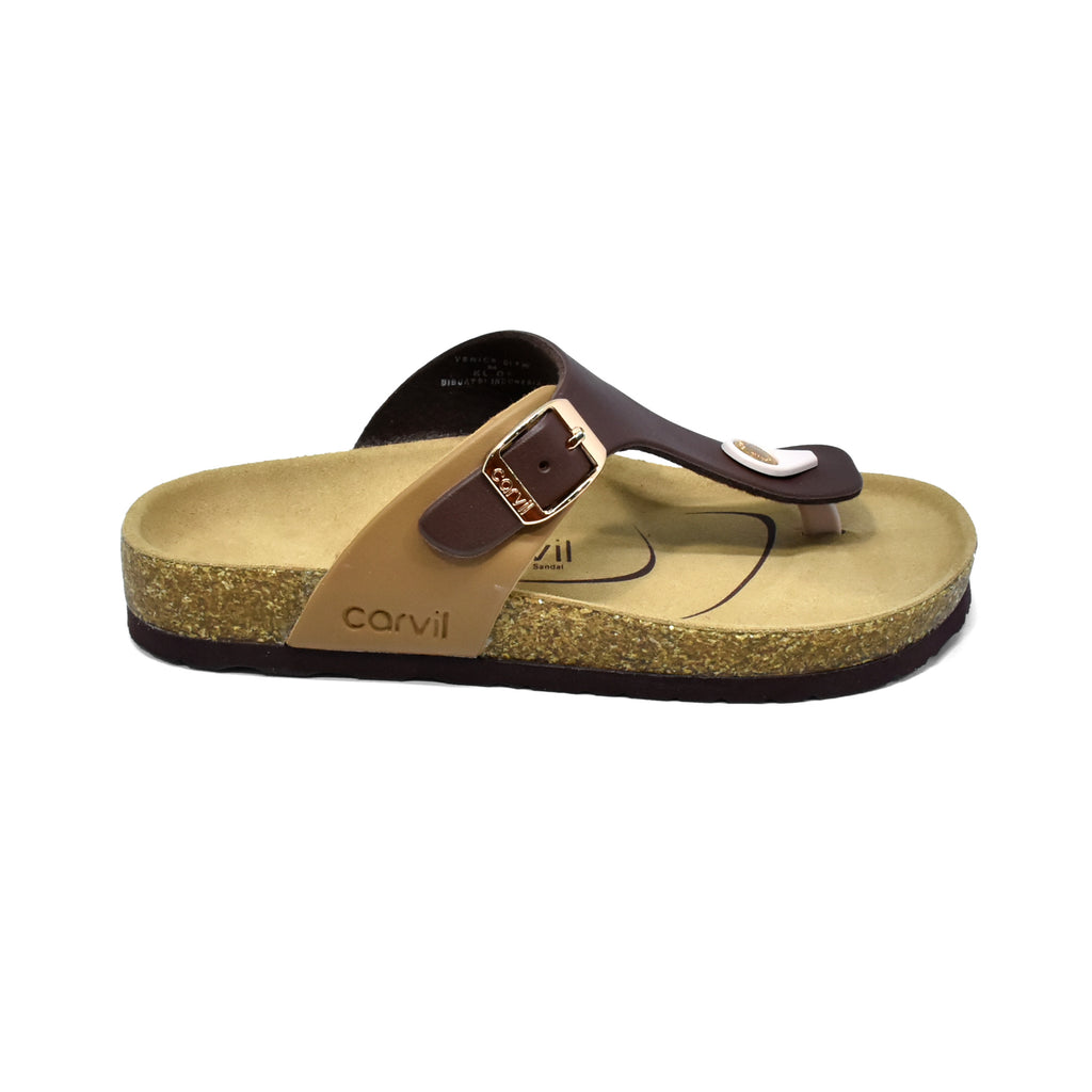 Carvil Sandal Anak VENICE-01TW BROWN/STONE