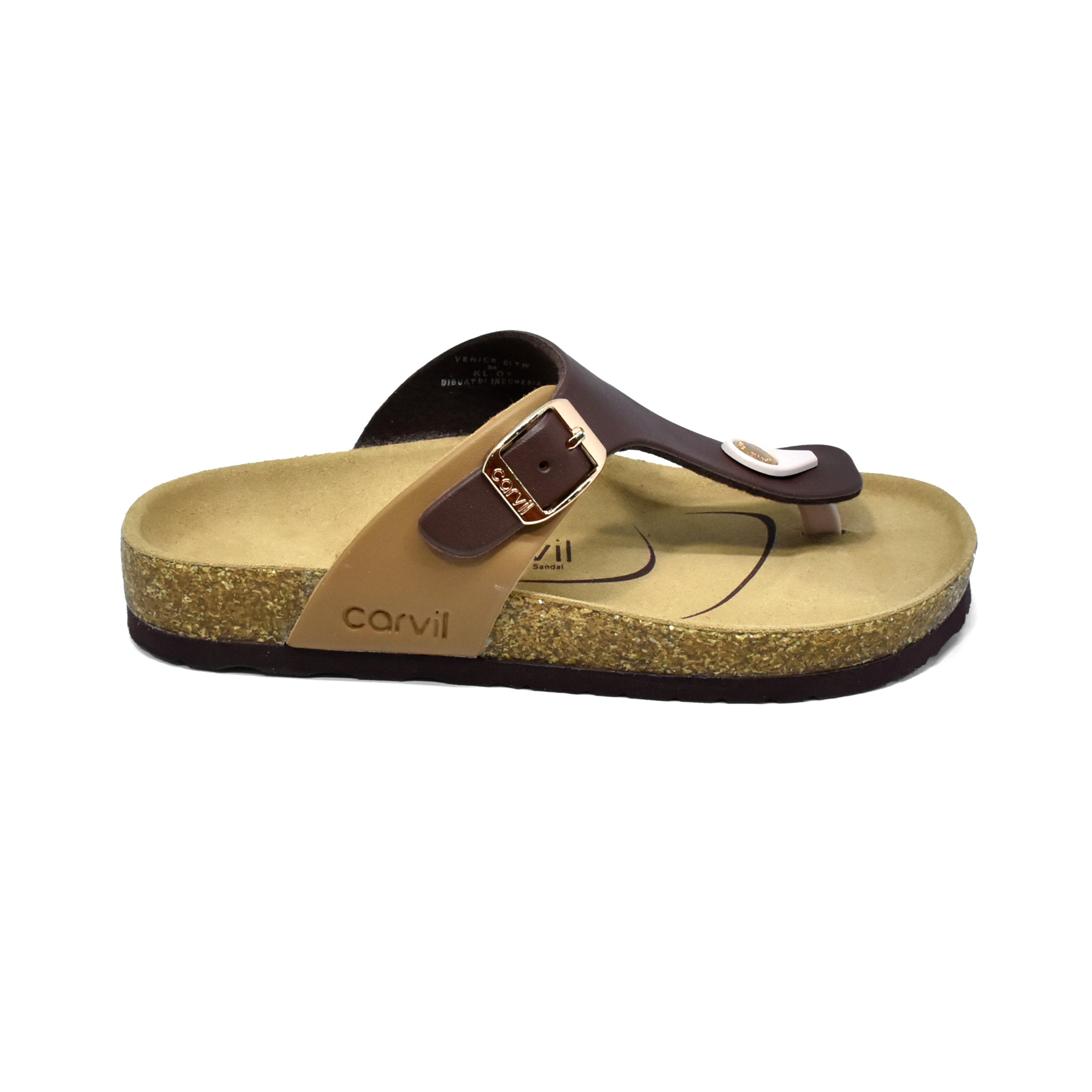 Carvil Sandal Anak VENICE-01TW BROWN/STONE