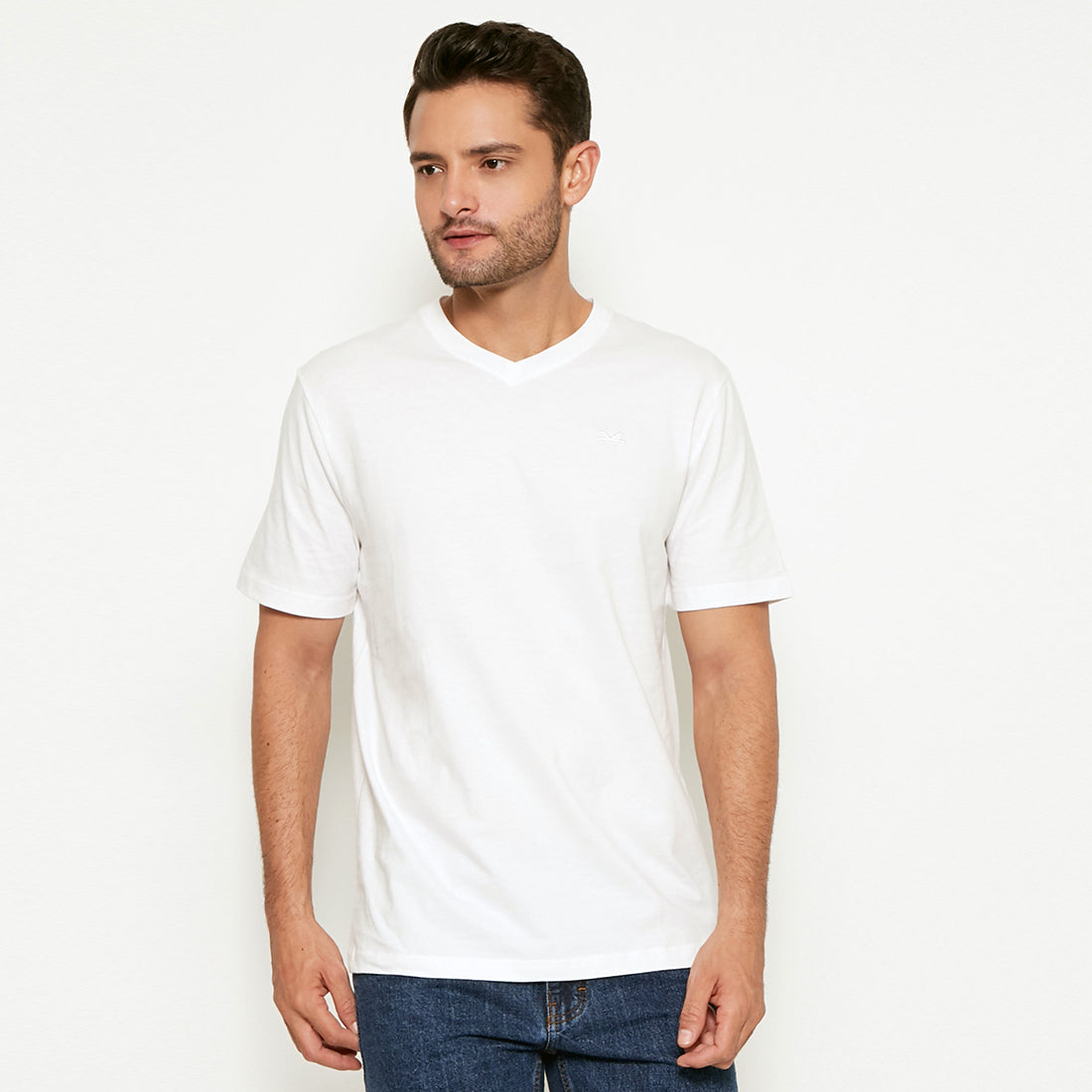 Carvil Tshirt Pria VIKO-SNW WHITE