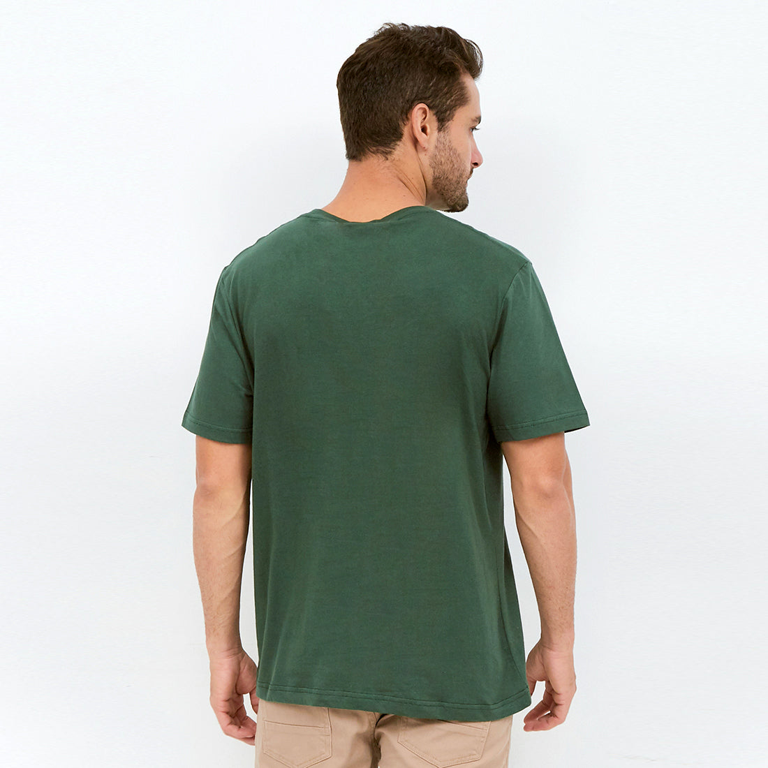 Carvil Tshirt Pria VISUAL-04B GREEN