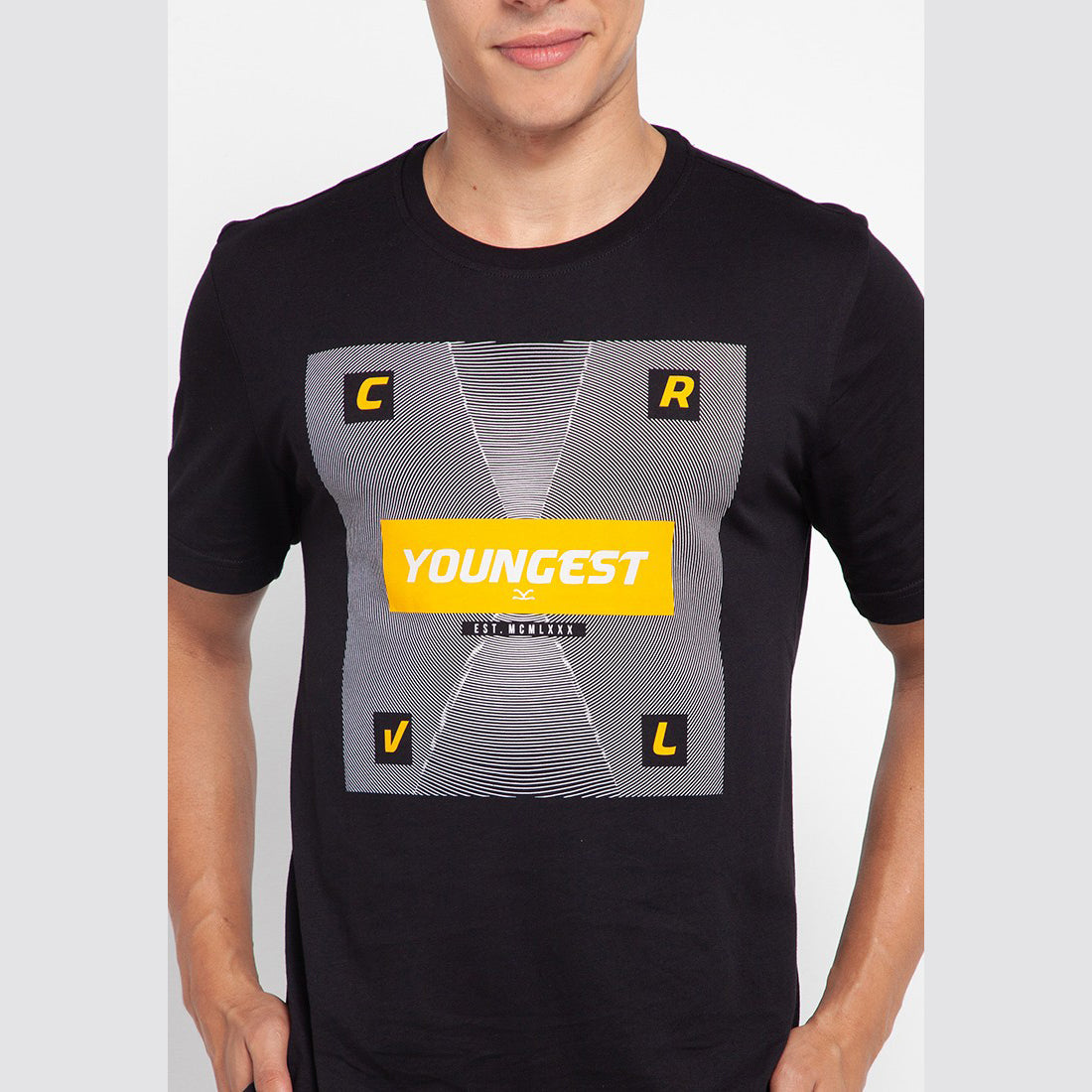 Carvil Tshirt Pria WEB-BLK BLACK