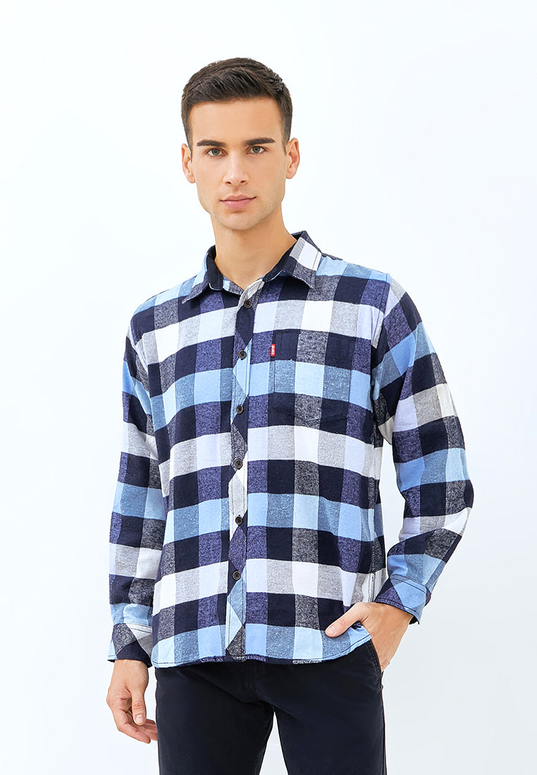 Carvil Kemeja Pria LS CLEVE MULTI COLOR