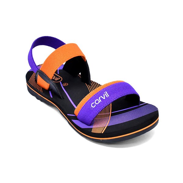 Carvil Sandal Anak MOMO-02 TW PURPLE/ORANGE