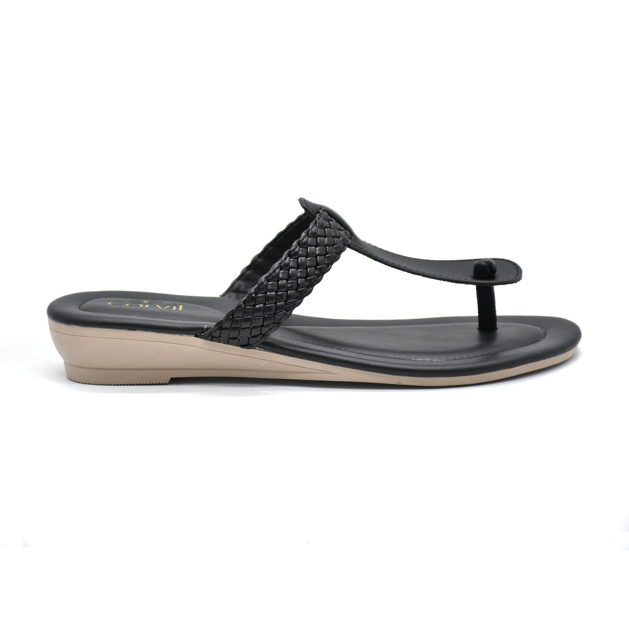 Carvil Sandal Wanita MAHALINI-01 L BLACK