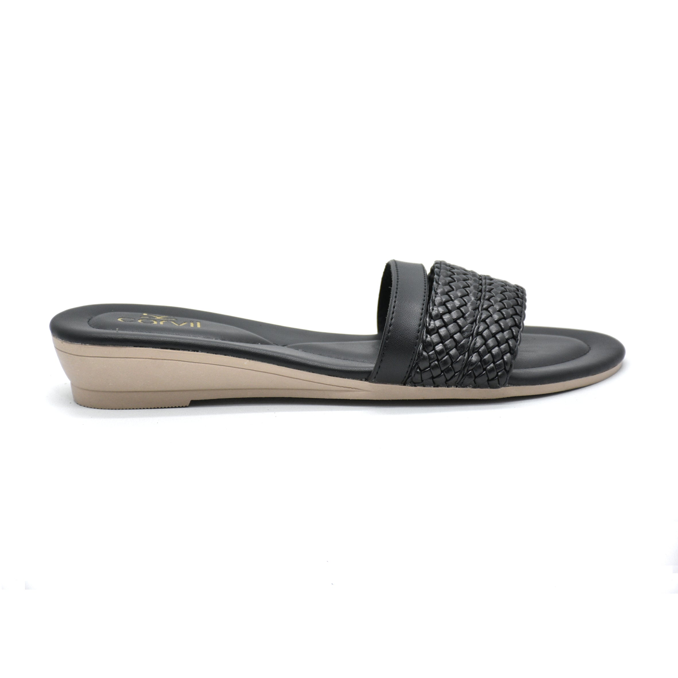 Carvil Sandal Wanita MAHALINI-03 L BLACK
