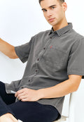 Carvil Kemeja Man SS ARRASYA-DG DARK GREY