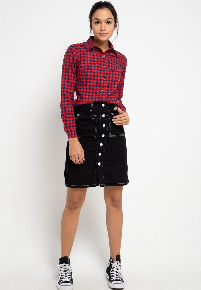 Carvil Kemeja Wanita IRENE MULTI COLOR
