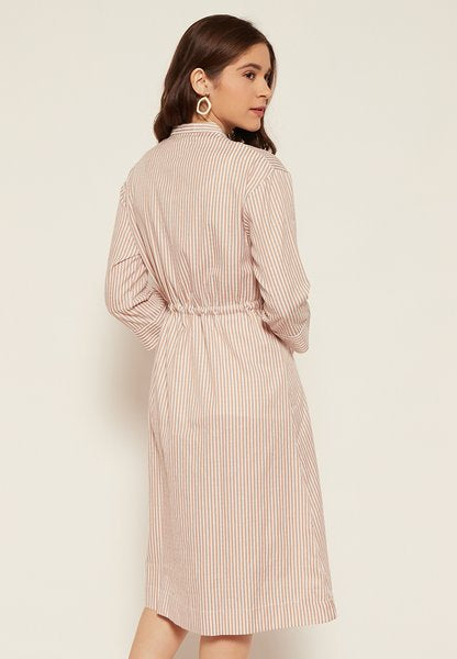 Carvil Sweater Dress Wanita ARABEL- BROWN