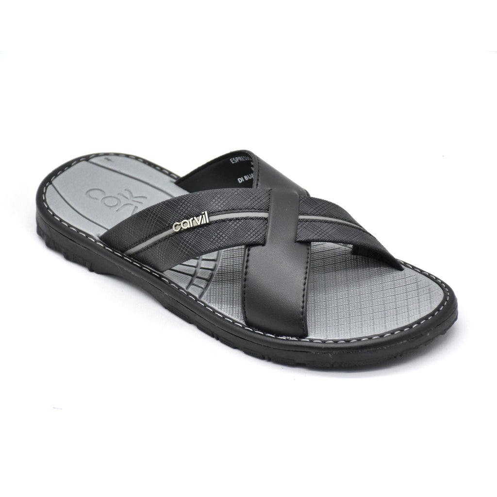Carvil Sandal Pria ESPRESSO-03 M BLACK