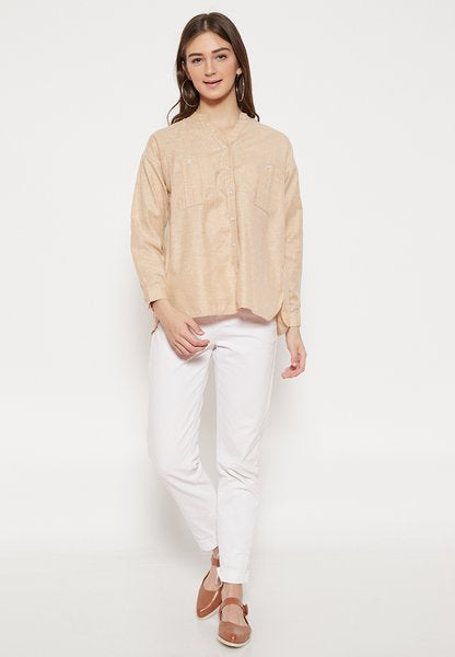 Carvil Kemeja Blouse Wanita JANIRA-YLW