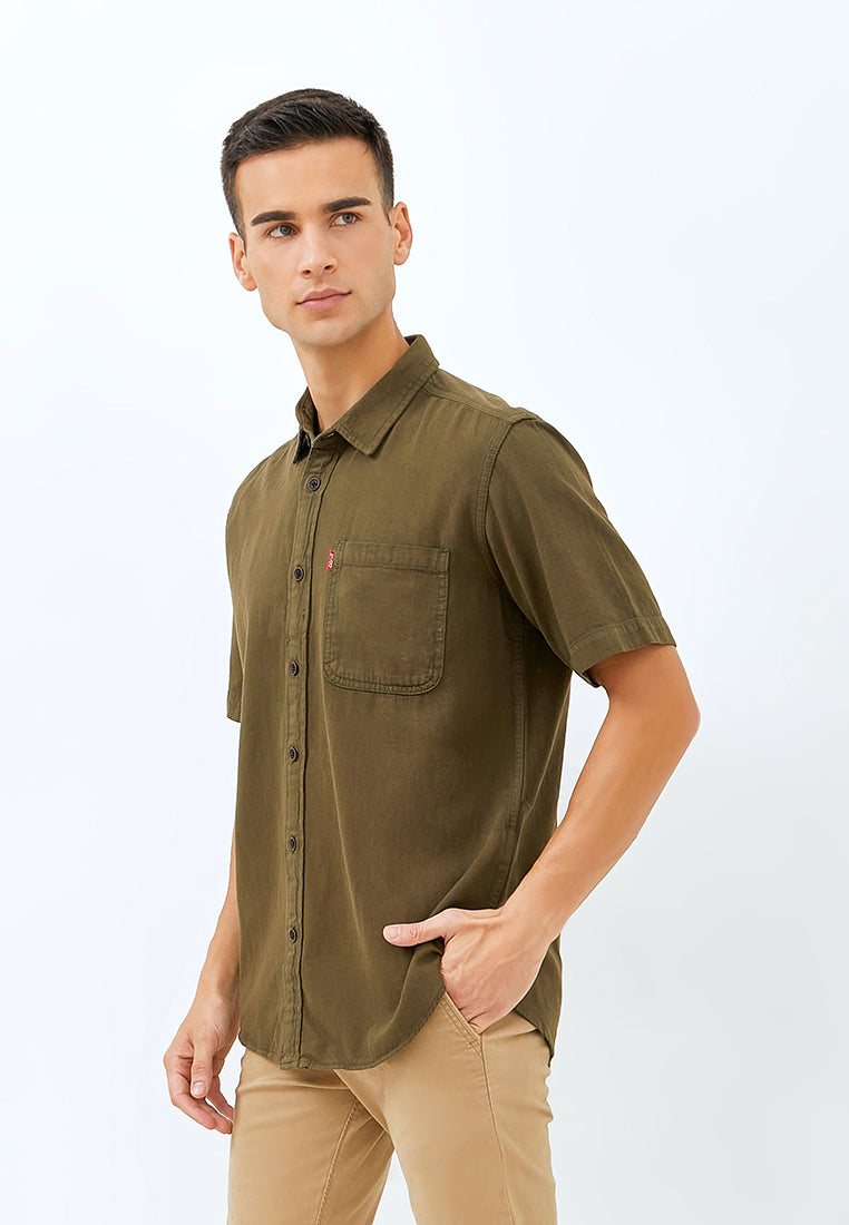 Carvil Kemeja Man SS ARRASYA-OLI OLIVE