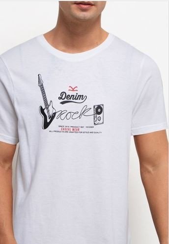 Carvil Kaos Pria VISUAL-11B WHITE