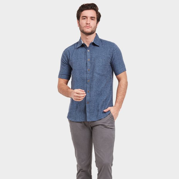 Carvil Kemeja Pria BIAGIO-NAVY M