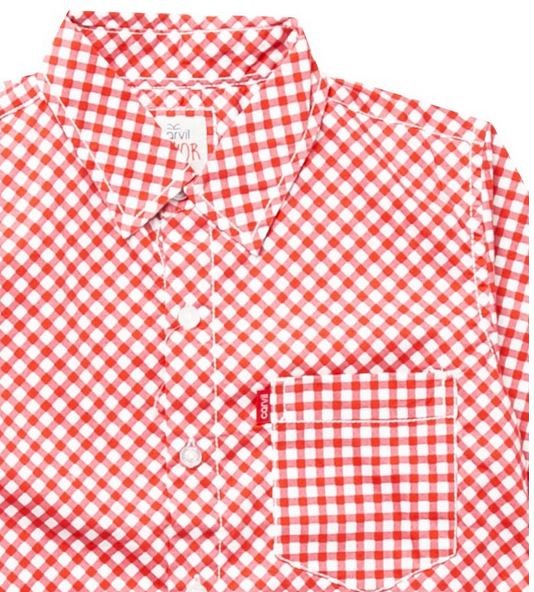 Carvil Kemeja Anak DERWOOD-RED